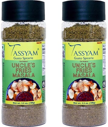 Tassyam Uncle’s Fries Masala Powder 200 gm Pack of 2