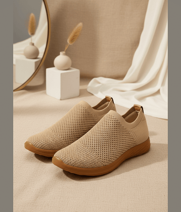 Adrun Beige Women's Slip On