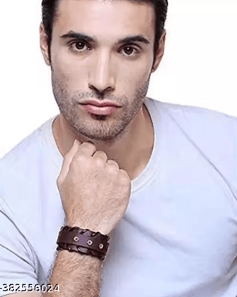 Trendy Fancy Leather Bracelet for Men | leather| adjustable| men bracelet