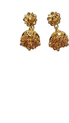 Gold Earrings Traditional Design 1 Gram