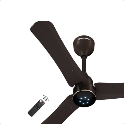Atomberg Renesa Halo 900mm BLDC Ceiling Fan with Remote Control & LED Indicators |Blaze Brown