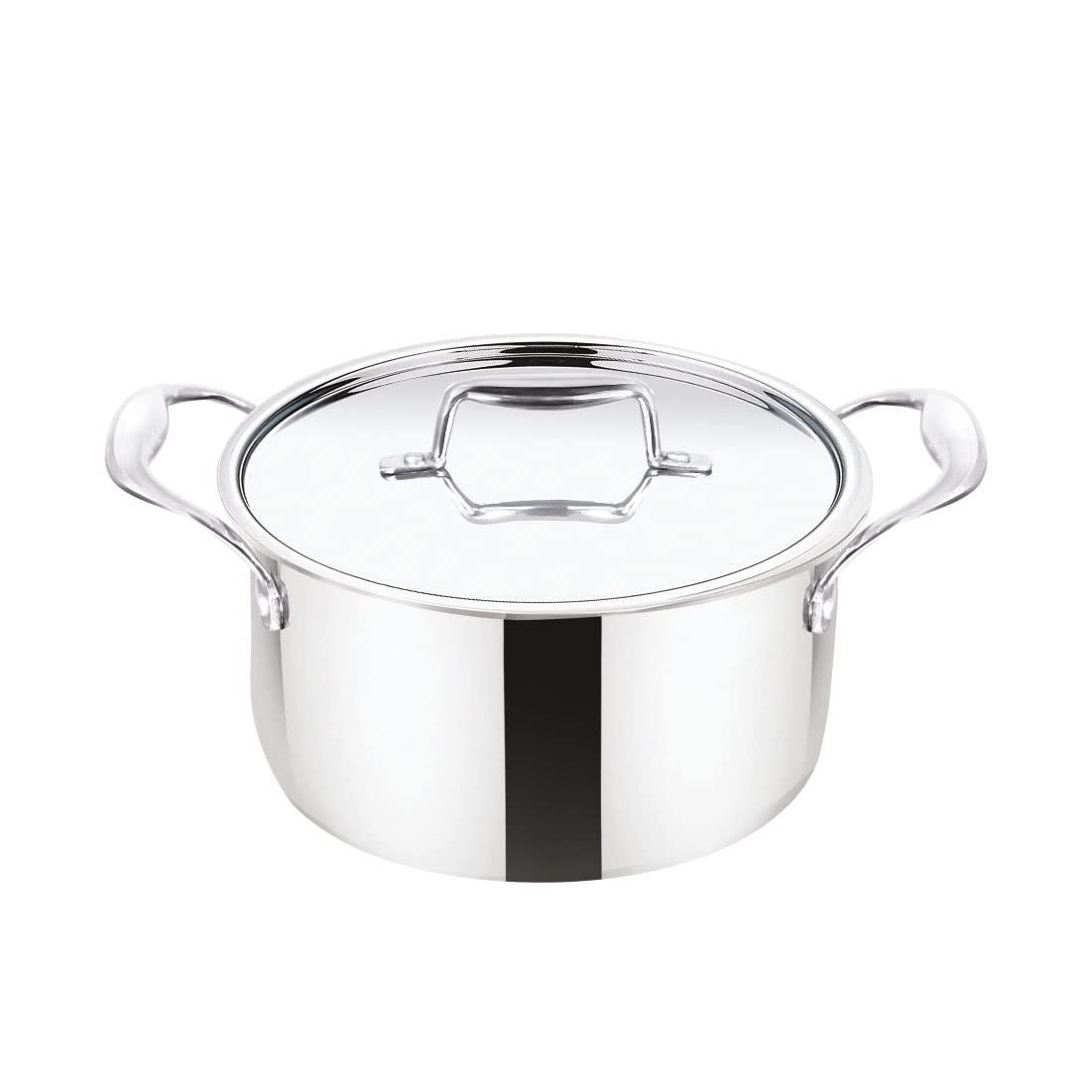 Baltra Triply 3.2Ltr Casserole Cook and Serve with Stainless Steel Lid 20CM