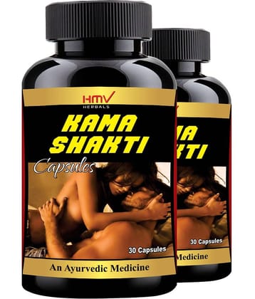 HMV Herbals Kama Shakti Power Booster Herbal Capsule 60 no.s Pack Of 2