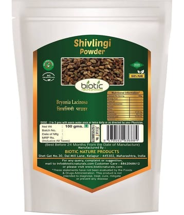 Biotic Shivlingi Beej Powder / Shivlingi Seed Powder 100 gm