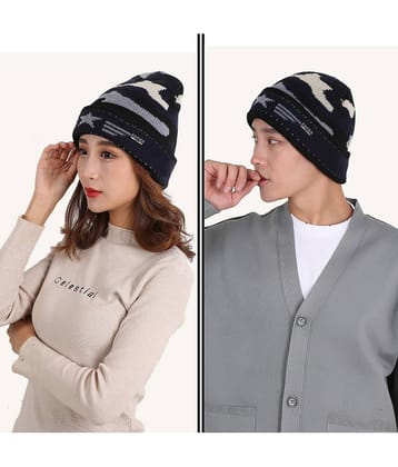 Edifier Woollen Winter Cap for Men & Women (Pack of 1)