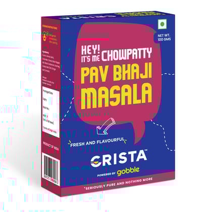 CRISTA Chowpatty Pav Bhaji Masala, 100 gm