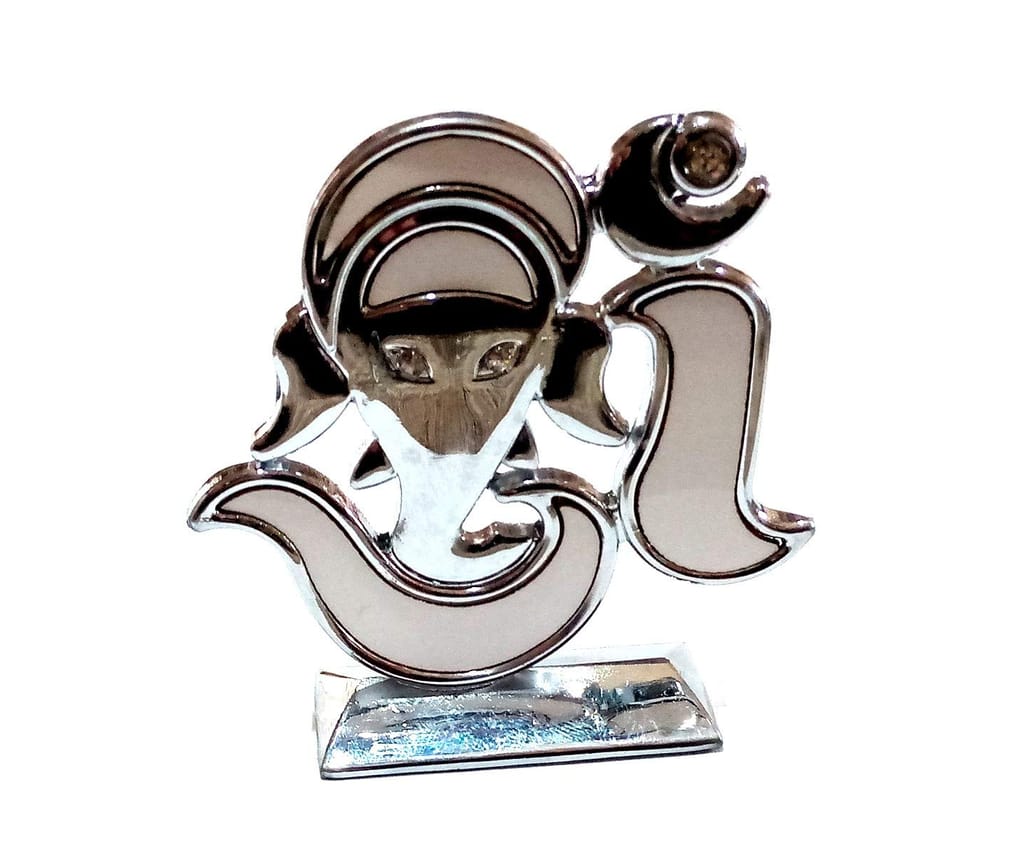 Nawani Steel Metal Ganesha Showpiece Idol for Home Decor and Gift, Size - 6/5 cm - Pooja Needs | Buy online on ZillyBuy