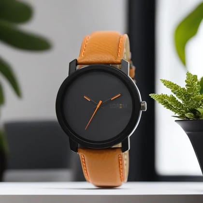 LOREM Black Plain Analog Watch for Men LR20-UF LOREM Black Plain Analog Watch for Men LR20-UF