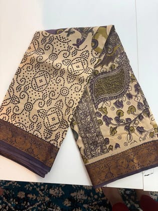 Chennuri kalamkari silk saree