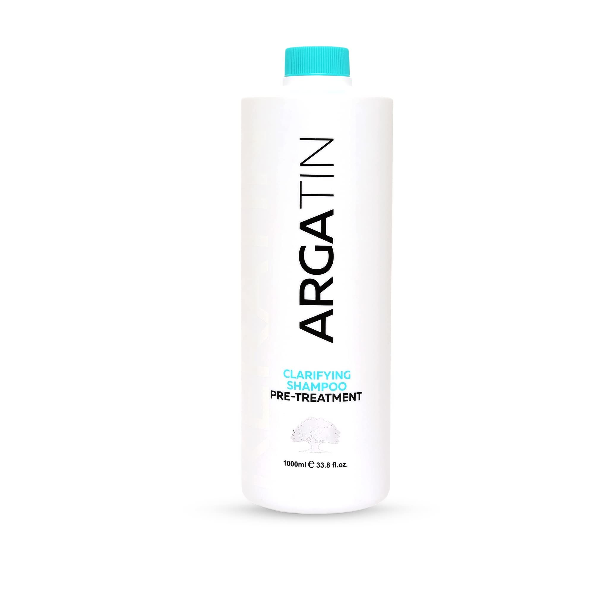 Argatin Clarifying Shampoo Pre-Treatment For All Hair Types, Straightening, Smoothing, Deep Nourishment, 1000Ml, White, Unscented, Unisex Adult