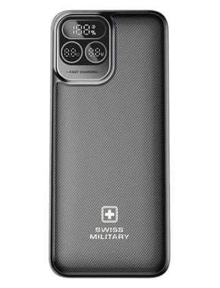 Swiss Military Electra 10K/W 10000mAh 22.5W Power Bank Black
