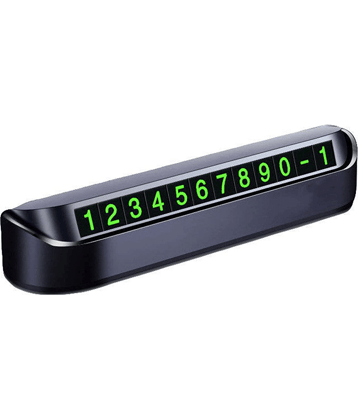 Tantra Alphabets & Numerals In Car Sticker Black