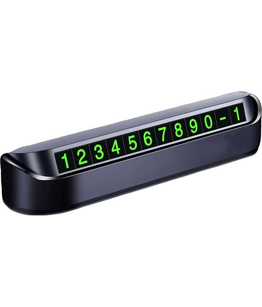 Tantra Alphabets & Numerals In Car Sticker Black