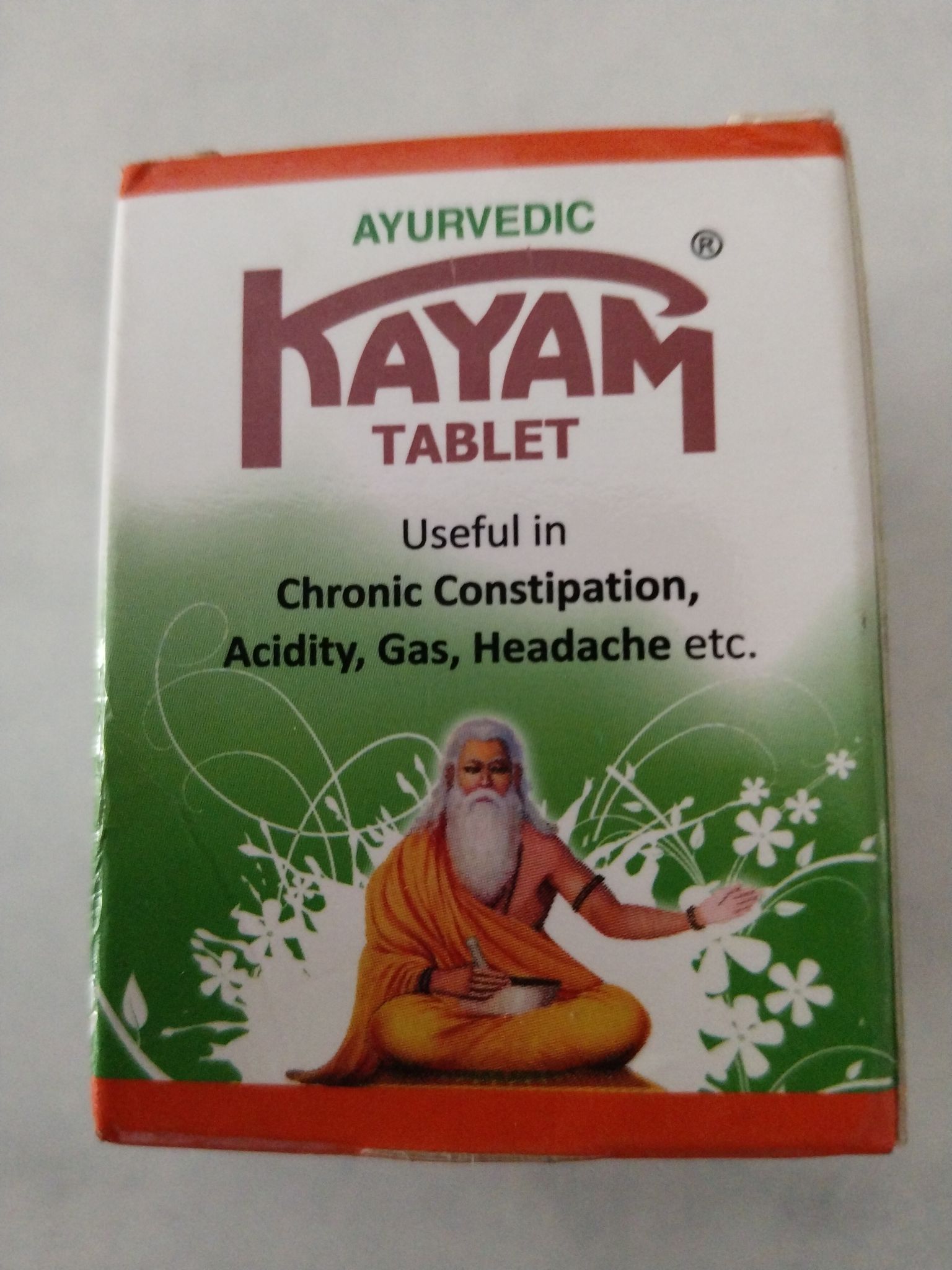 Kayam use in Acidity, gas, headache etc. 30ayurvedic tablets 