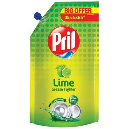 Pril Lime Dishwash Liquid 140 ml