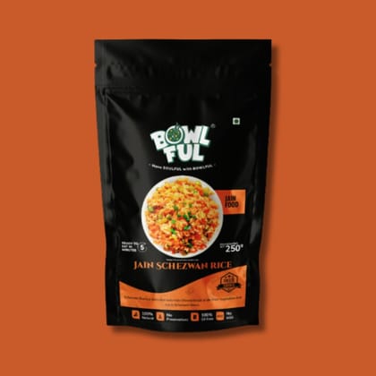 Bowlful Schezwan Rice Jain - 70g Net, Spicy Indo-Chinese Fried Rice