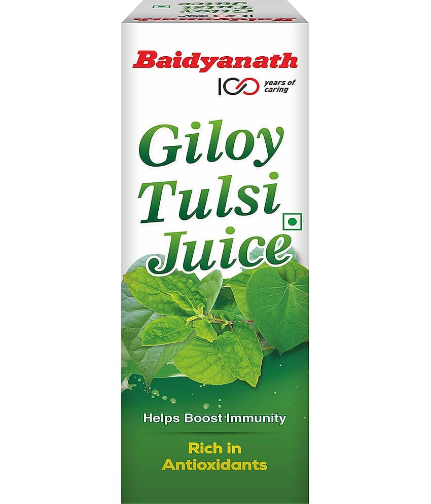 Baidyanath Giloy Tulsi Herbal Juice - 1000ml|Helps Boost Immunity & Promotes Good Health|