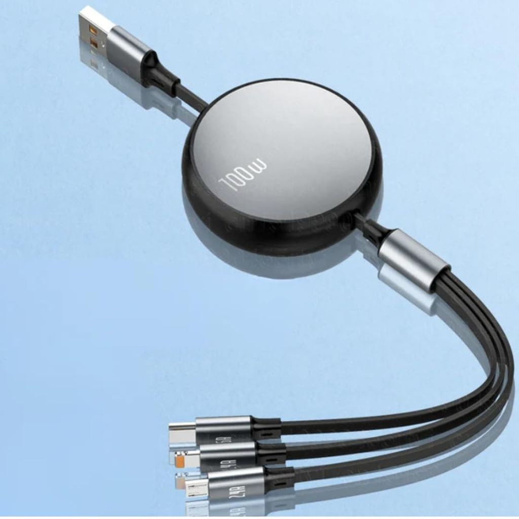 4 in 1 Retractable Charging Cable