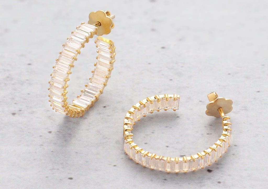 Luminous Hoop Earrings