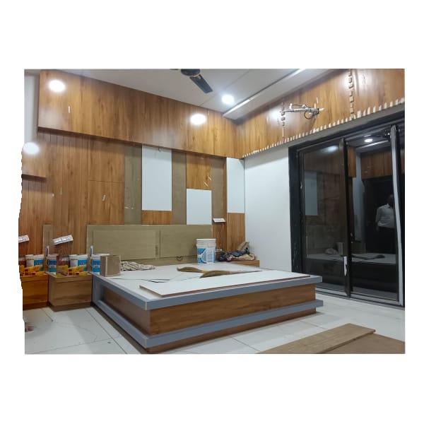 Simple Double Bed Lumsum