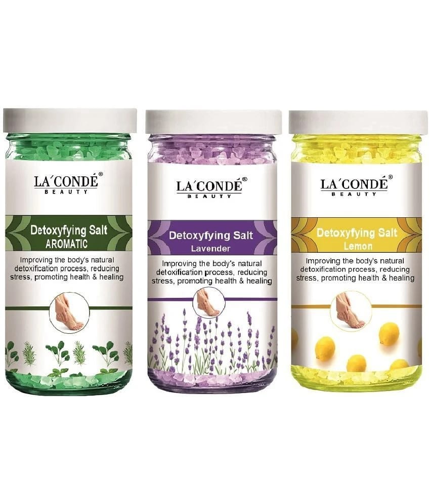 LaConde Crystal Natural Bath Salt 200 g Pack of 3