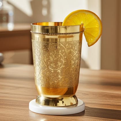 Pure Brass High Quality Glass, 200 ML (BCMAS114 C)