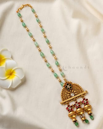 Gold Polish Silver Necklace CHN1650