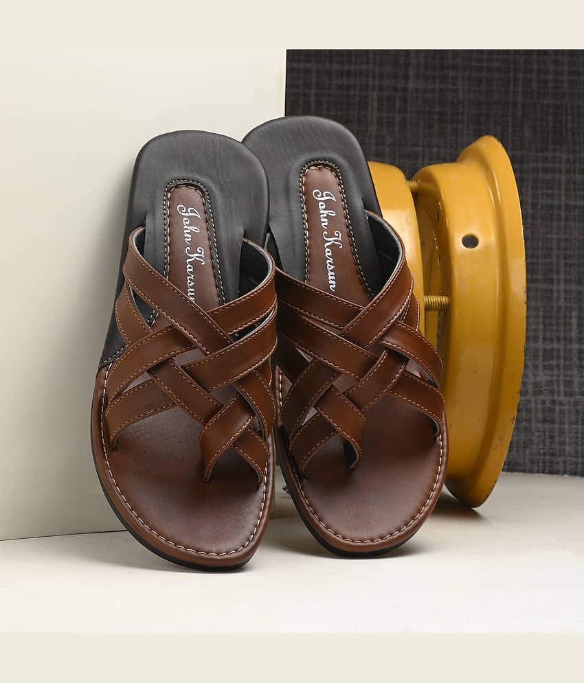 John Karsun - Tan Men's Sandals