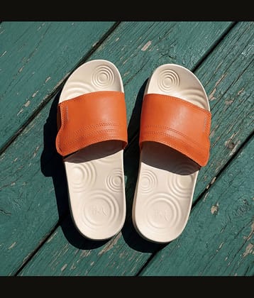 Neemans High Sprout Cush Slides Orange Men's Slide Flip Flop