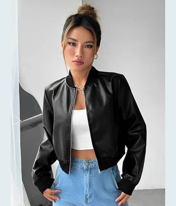 PLUS PARADISE Women Regular Jacket ( Black )