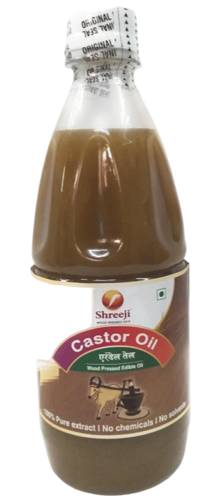 Shreeji Oils Castor Wood Pressed Edible Oil, 1 L