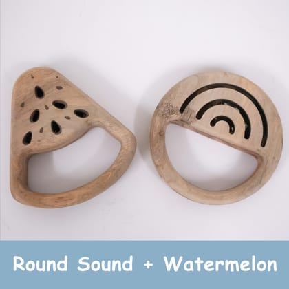 Round Sound & Watermelon Wooden Toy