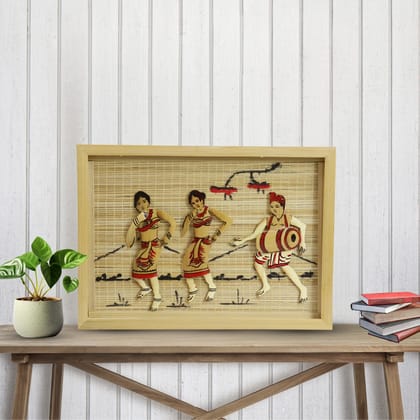Tribal Dance 3D Bamboo Frame 11*8 inch