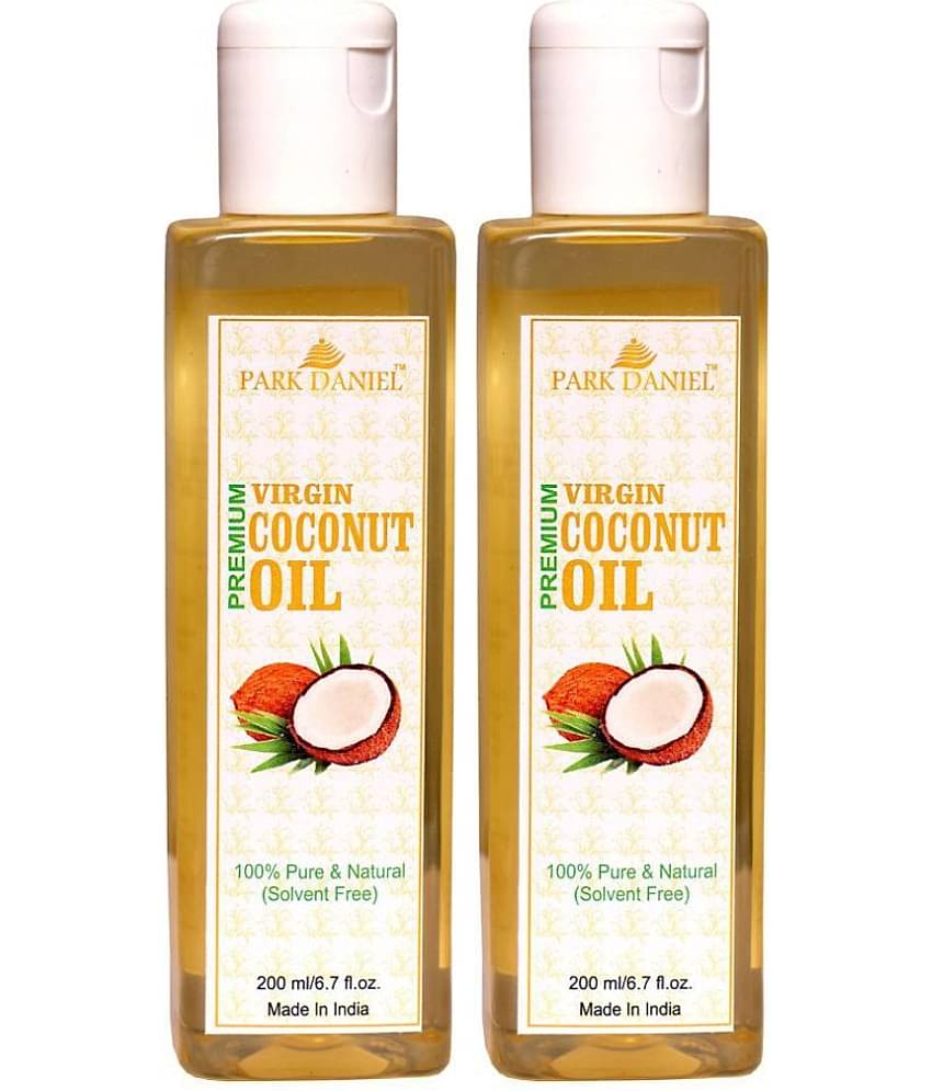Park Daniel 100% Pure & Natural Virgin Coconut Oil Hair Oil(400 ml) 400 mL Pack of 2