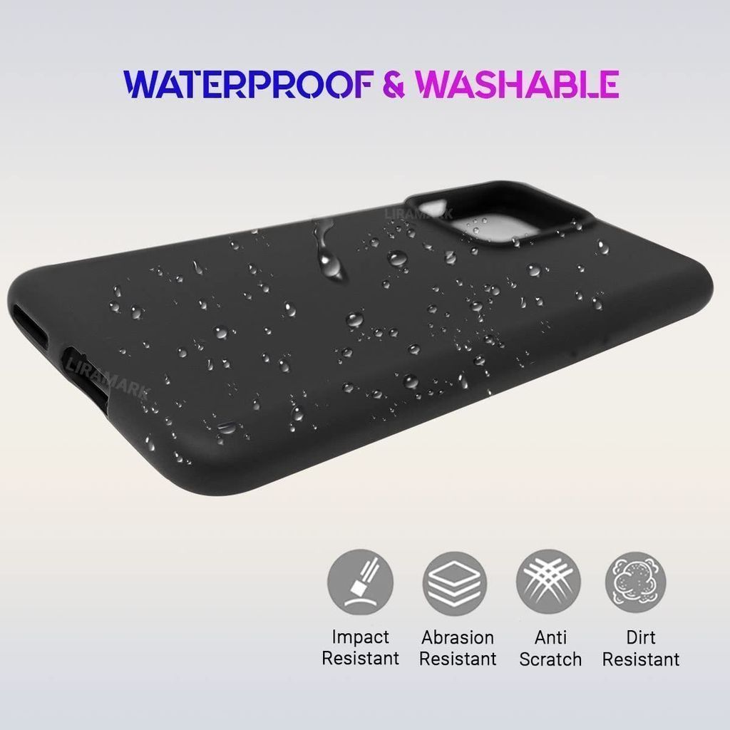 LIRAMARK Liquid Silicone Soft Back Cover Case for OnePlus Nord 2T 5G / 1+Nord 2T 5G