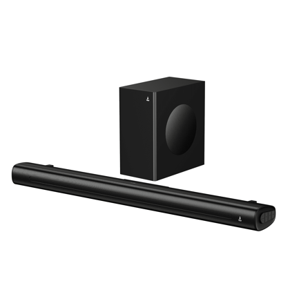 boAt Aavante 2.1 2450 | Soundbar with 240W RMS, Wireless Subwoofer & Multi-Connectivity boAt Aavante 2.1 2450 | Soundbar with 240W RMS, Wireless Subwoofer & Multi-Connectivity - Premium Black