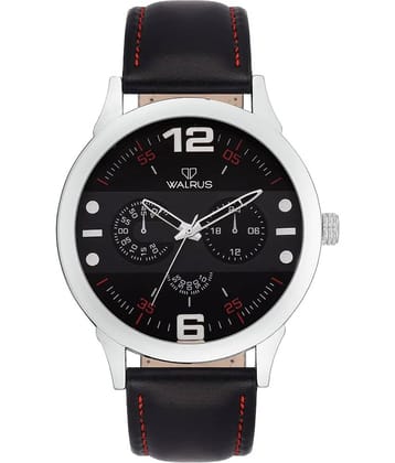 Walrus Steve Black Color Analog Men Watch-WWM-STV-020207R