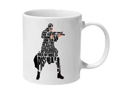 Multicolor Matrix Neo A World Where Anything Is Possible Quote Ceramic Mug