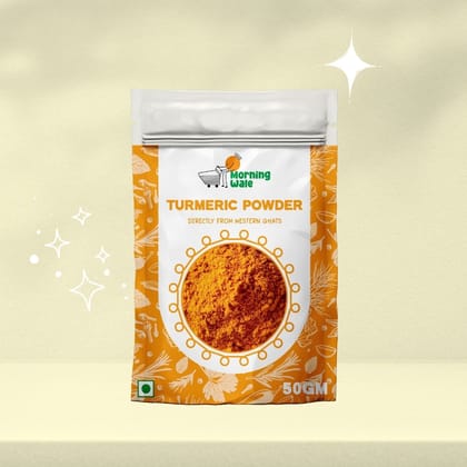 Morning Wale Turmeric Powder (180g) | Pure Haldi | Golden Spice for Cooking & Immunity