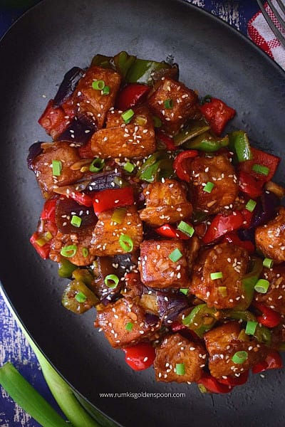 Chili Paneer Dry (10 Pcs)