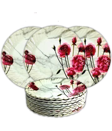 Inpro 12 Pcs Melamine Multi Color Half Plate