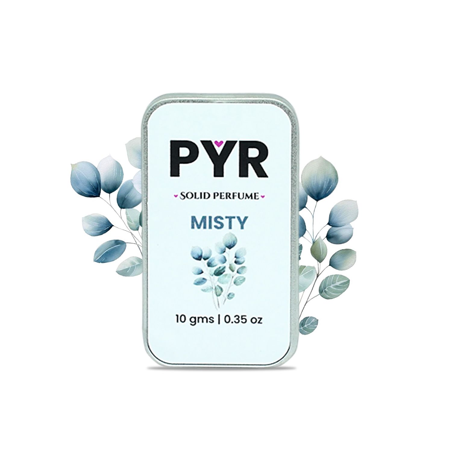 PYR Misty Solid Perfume 10g | Fresh & Airy Fragrance | Long-Lasting