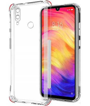 Case Vault Covers - Transparent Silicon Silicon Soft cases Compatible For Xiaomi Redmi Note 7 Pro ( Pack of 3 )
