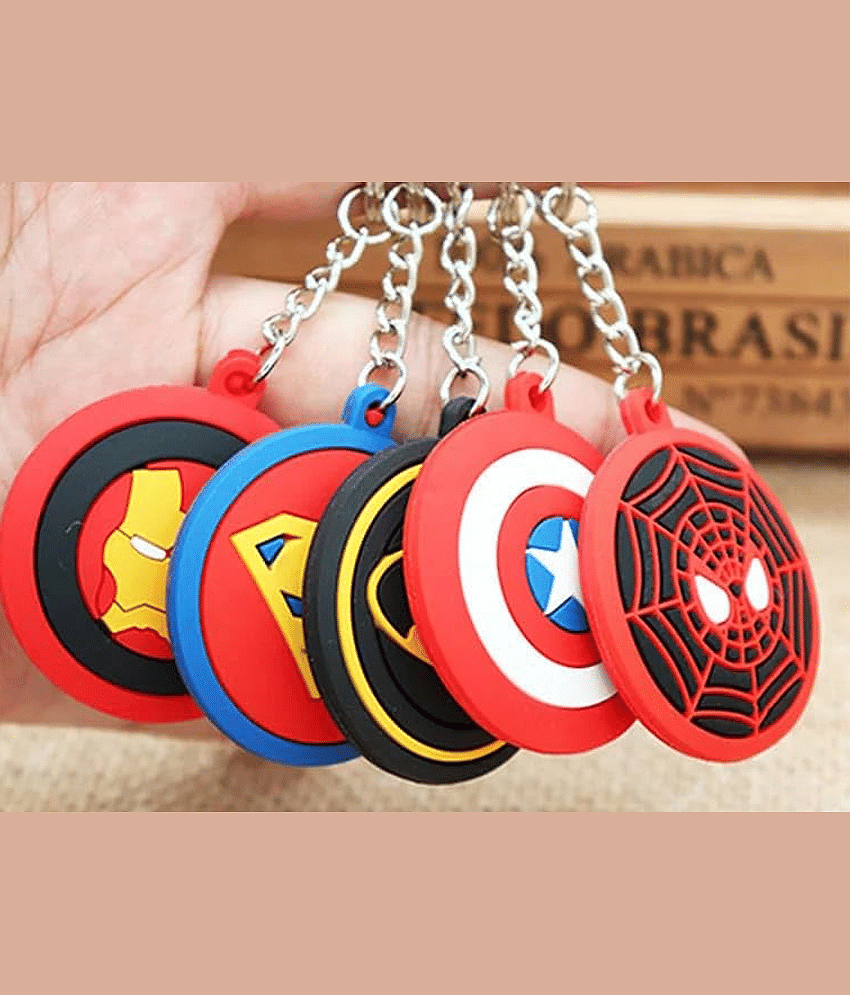 La Belleza Red Men's Logo Keychain ( Pack of 10 & more )