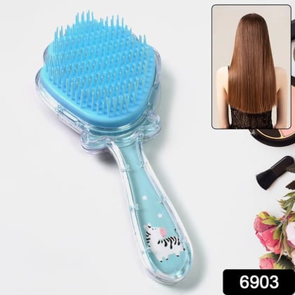 Cartoon Hair Brush Massage Shower Comb Blur Wet Salon (1 Pc ), Hair accessories
