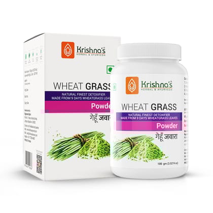Krishna's Herbal & Ayurveda Wheatgrass Powder  100 g  Pack of 1
