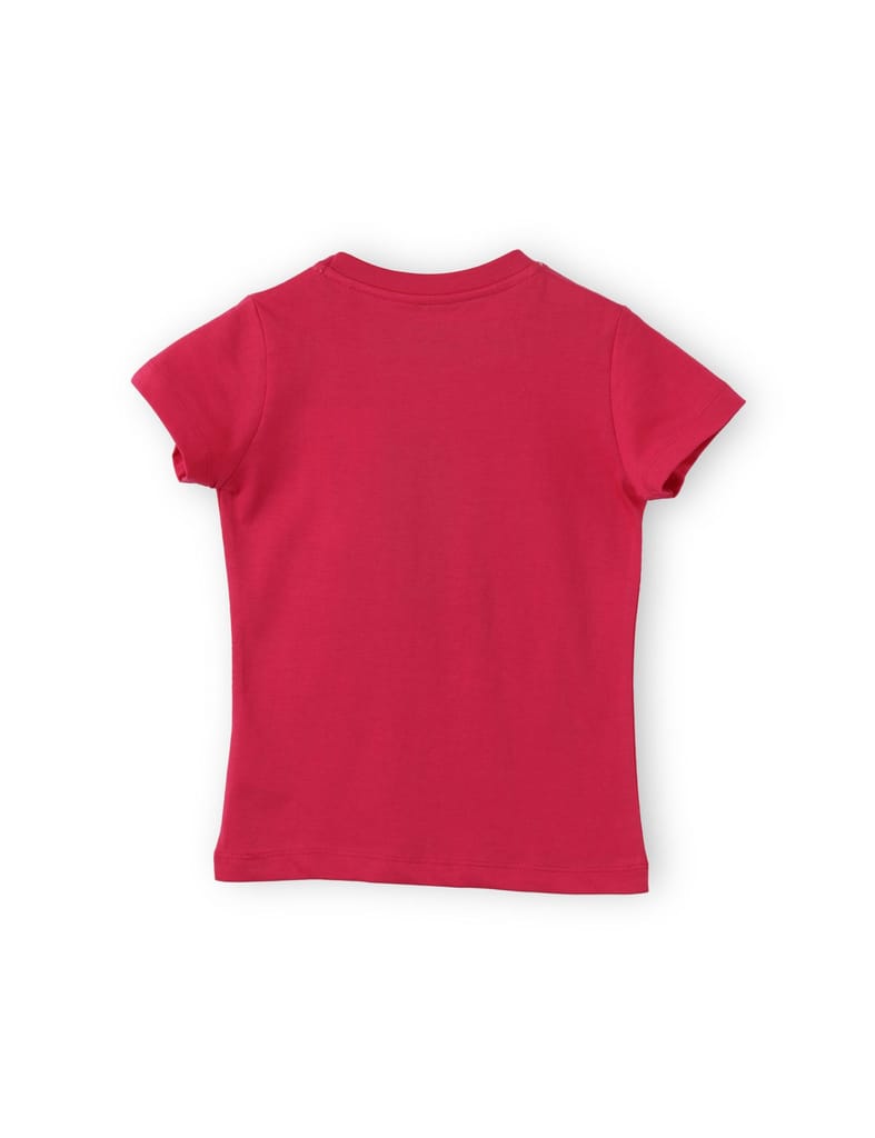 Affordable Kids Girls T shirt Cotton Bright Rose Pink Love Ice Creams 2025 at ShopCircuit | ONDC