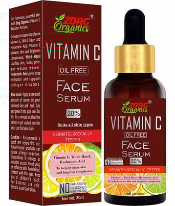 Zorg Organics Vitamin C Serum - Anti Wrinkle & Anti Ageing Face Serum Face Serum 30 mL