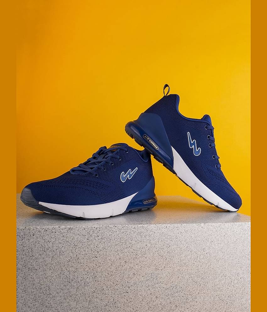 Campus NORTH PLUS Black Men's Sports Running Shoes