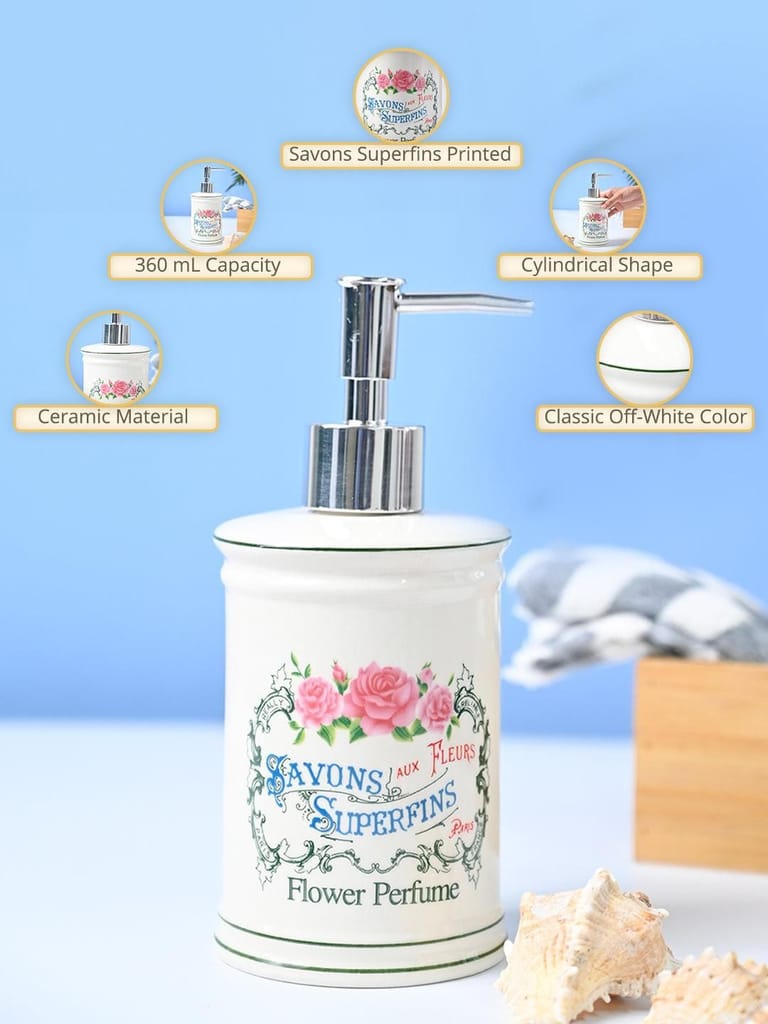 VON CASA 'SAVONS SUPERFINS' Soap Dispenser - 360mL
